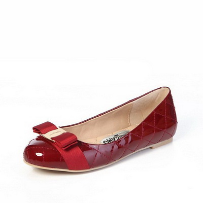 Ferragamo Shallow mouth flat shoes Women--036